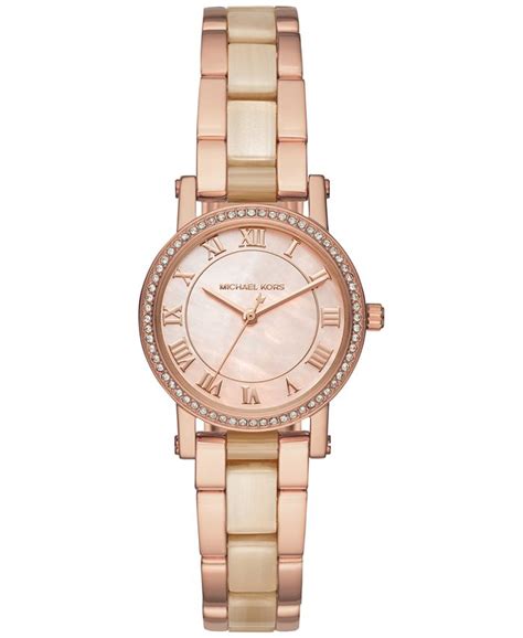 michael kors women's mk3700|Michael Kors Women's Petite Norie Rose Gold Champagne .